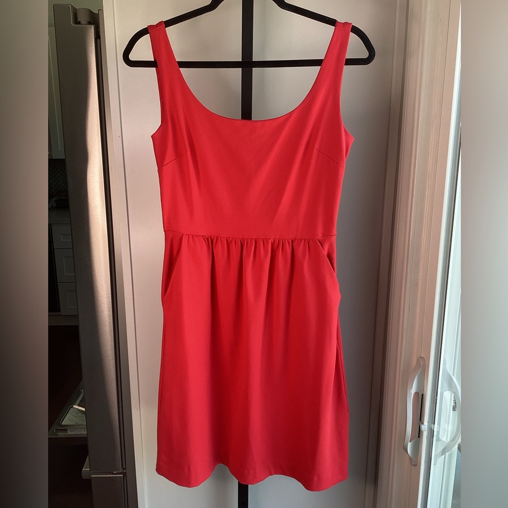 Cynthia Rowley Watermelon Red Fit & Flare Dress, size 4